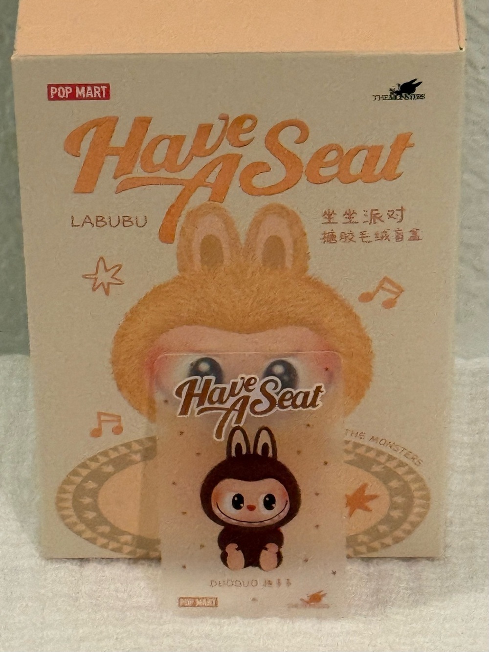 BRAND NEW POPMART AUTHENTIC Have A Seat Labubu - SECRET DUODUO